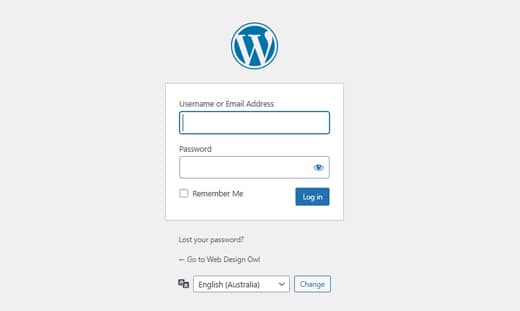 Log In to Your WordPress Dashboard